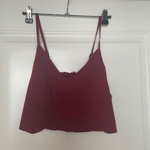 Maroon 2 piece pant set